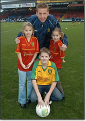 Football in the community - team photo